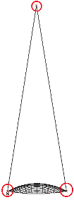 Рис. 6. Назначенные точки привязки двумерного символа объекта